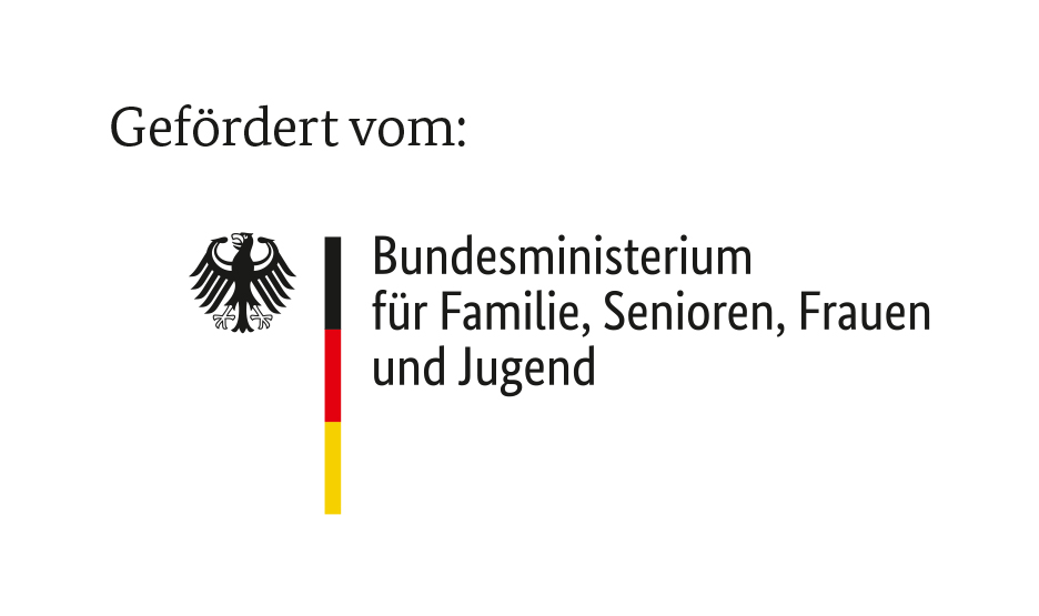 Logo des Bundesministerum für Familie, Senioren, Frauen und Jugend