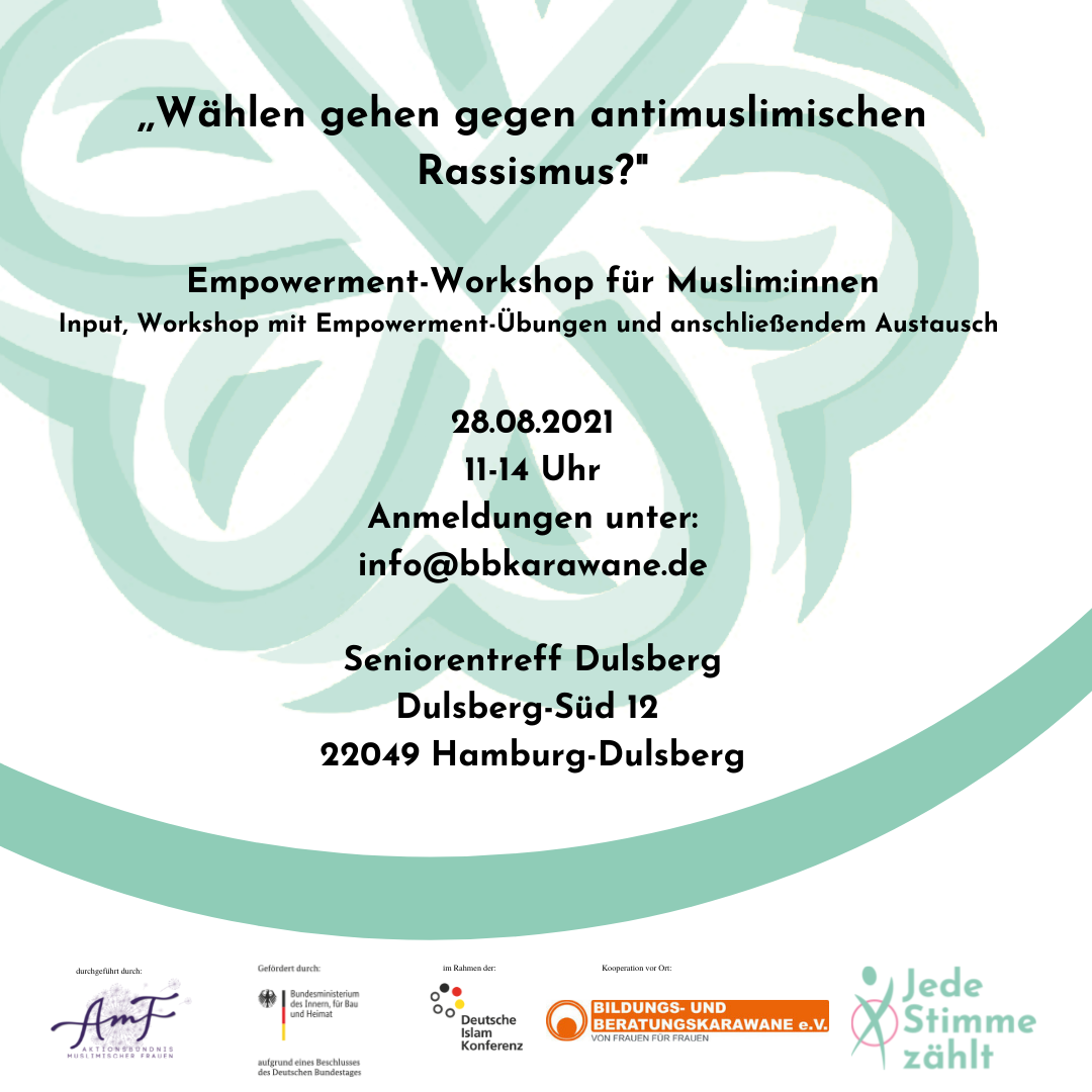 Empowerment-Workshop wählen gegen gegen AmR Hamburg
