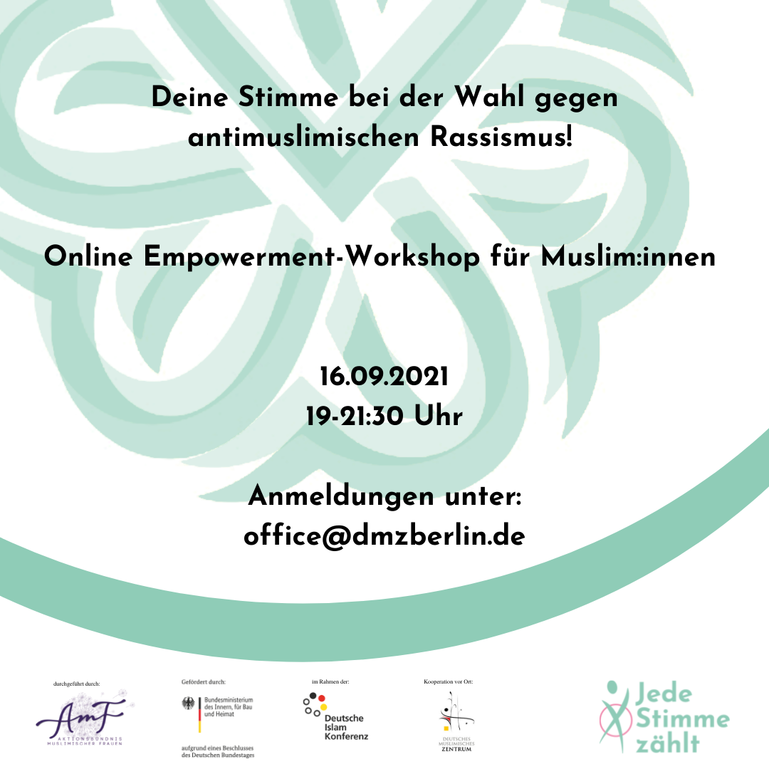Empowerment-Workshop wählen gegen gegen AmR Berlin