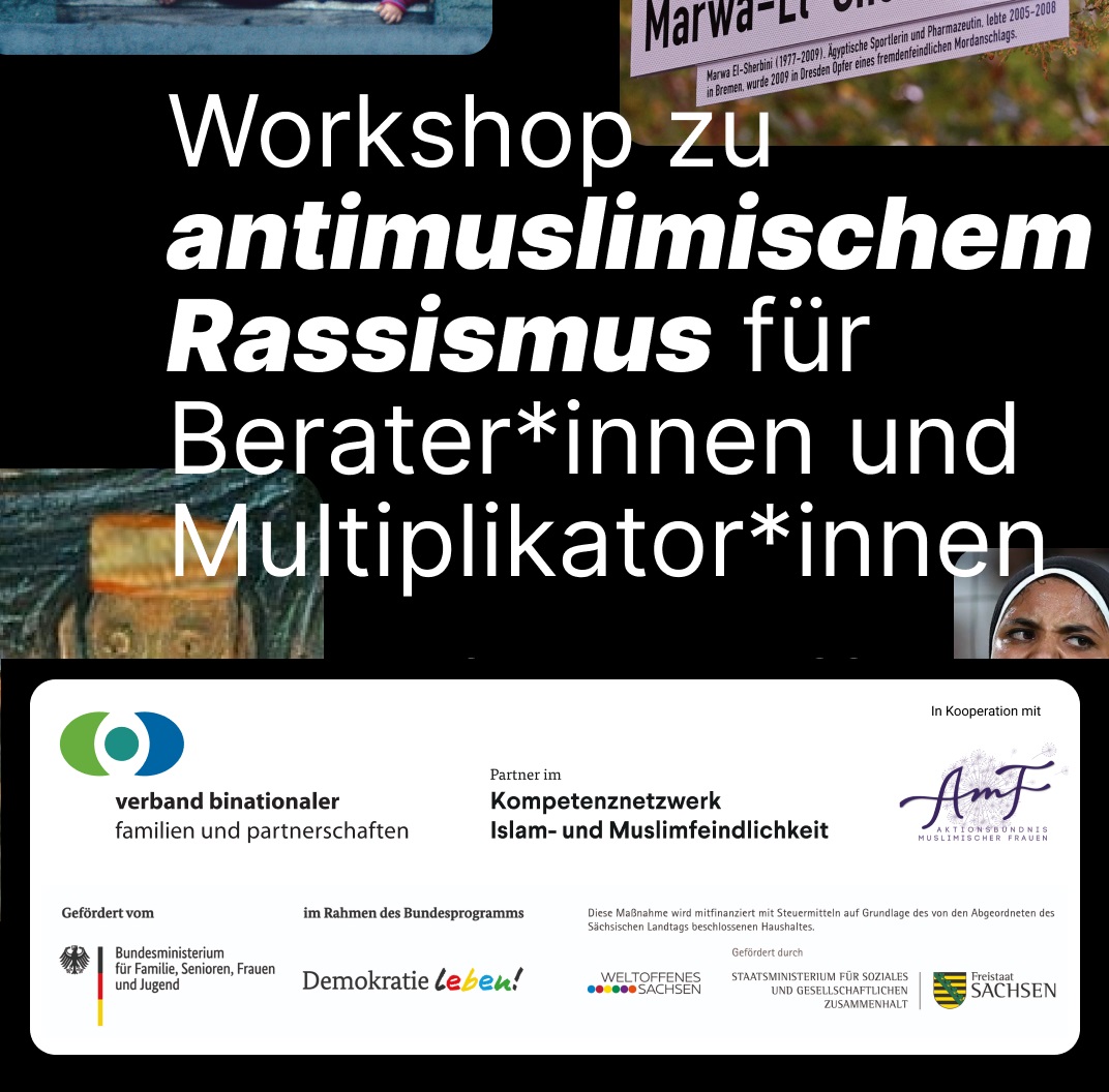 Workshop zu antimuslimischem Rassismus für Berater*innen und Mulitiplikator*innen