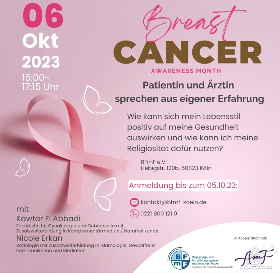 Breast Cancer Awarens Month Patientin und Ärztin sprechen aus eigener Erfahrung