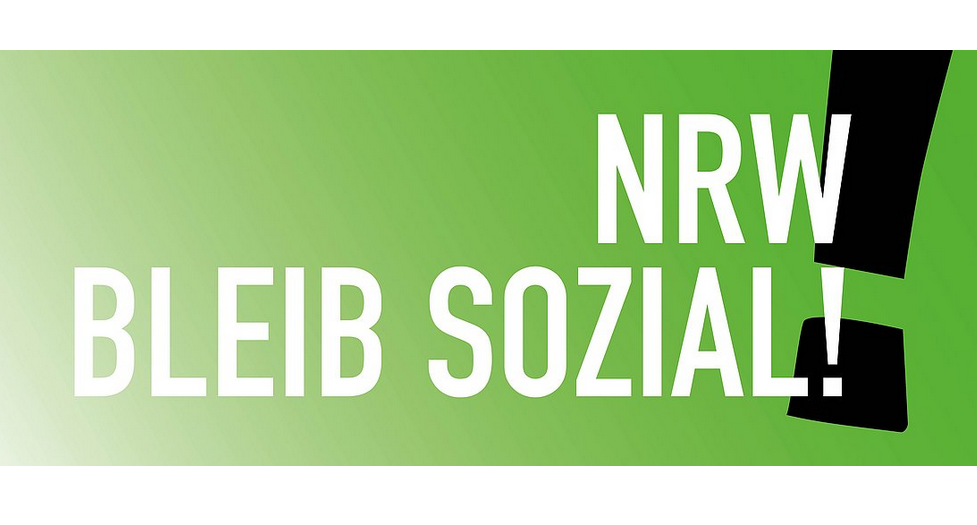 Unterzeichnung des Aufrufs ,,NRW bleib sozial!“